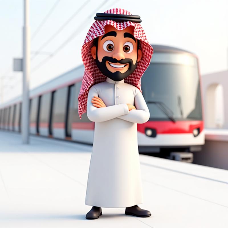 Dubai Metro Mascot
