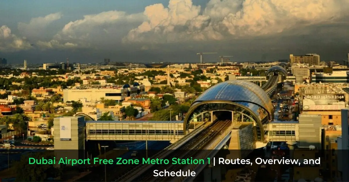 Dubai Airport Free Zone Metro Station 1, Green Line, Dubai