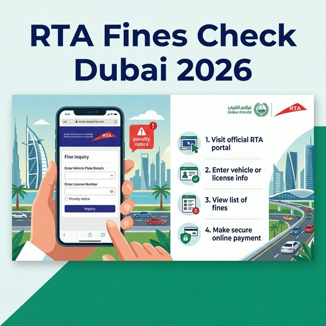 RTA Fines Check & Inquiry Online 2026 | Nol & Salik